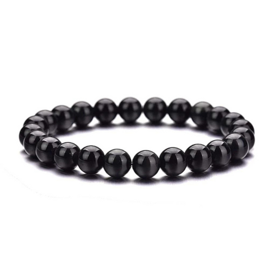 Free Gift - Obsidian Calm: 10mm Stress Relief Bracelet